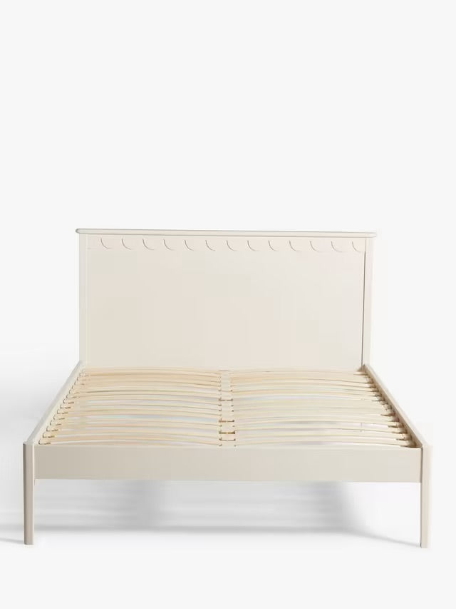 John Lewis ANYDAY Hem Bed Frame, Double, Greige