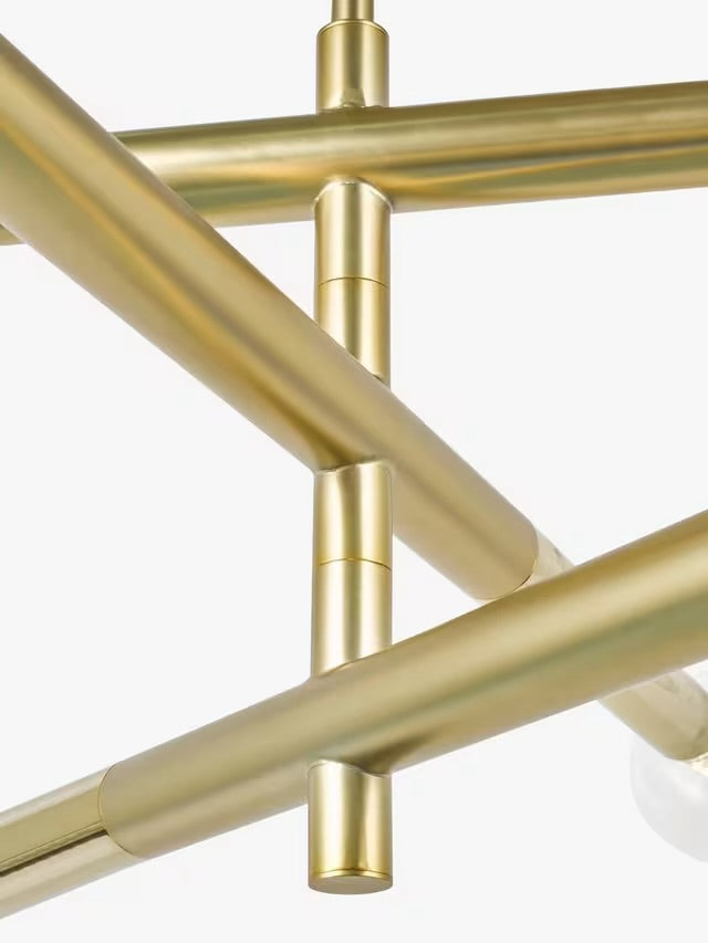Swoon Collins Sputnik 6 Arm Ceiling Light, Gold R18