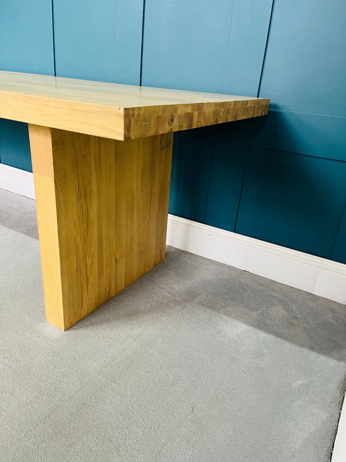 La Redoute Vova Dining table for 6/8 people, solid oak. 260 x 90cm