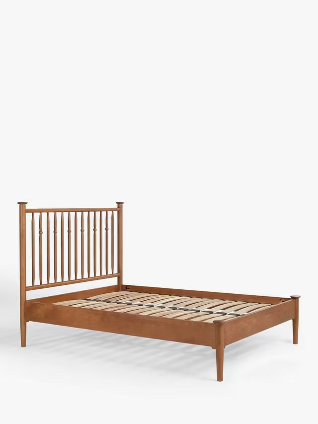John Lewis Edwin Bed Frame, Super King Size, Stained Oak