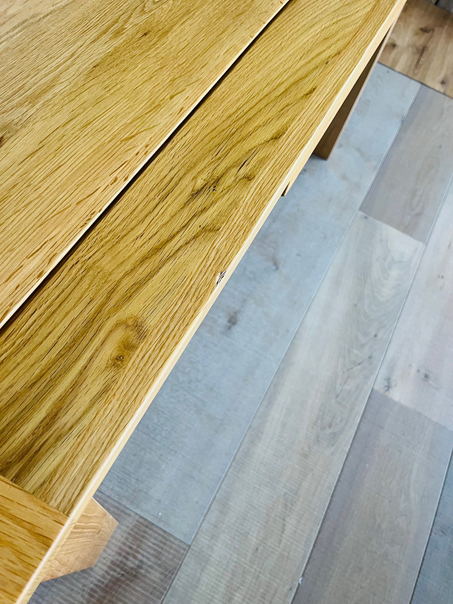 Dorset 4FT 7" X 3FT Natural Oak Extending Dining Table Oak Furniture Land