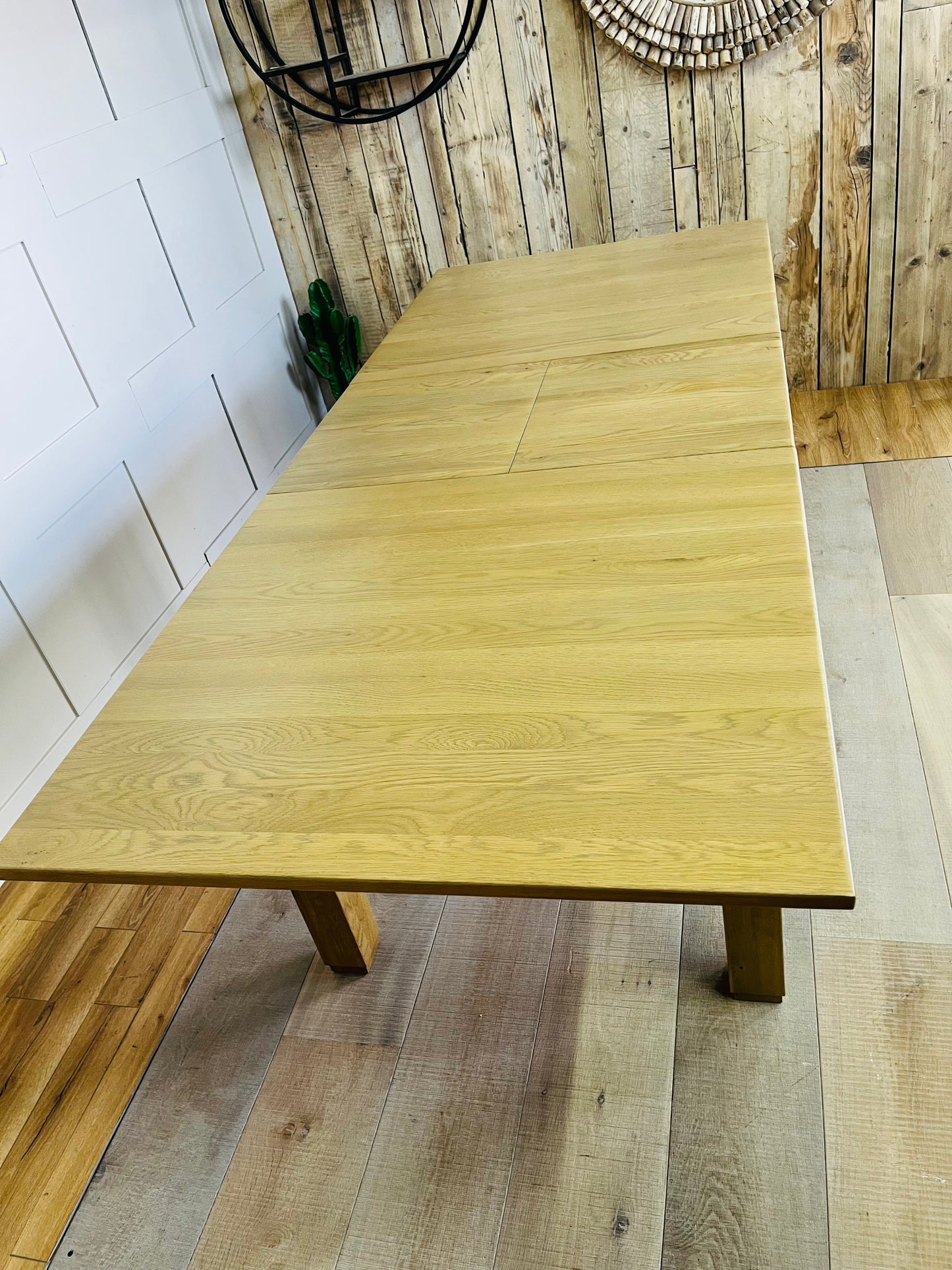 RICHMOND Solid Oak Extending Dining Table. Oak Furniture Land