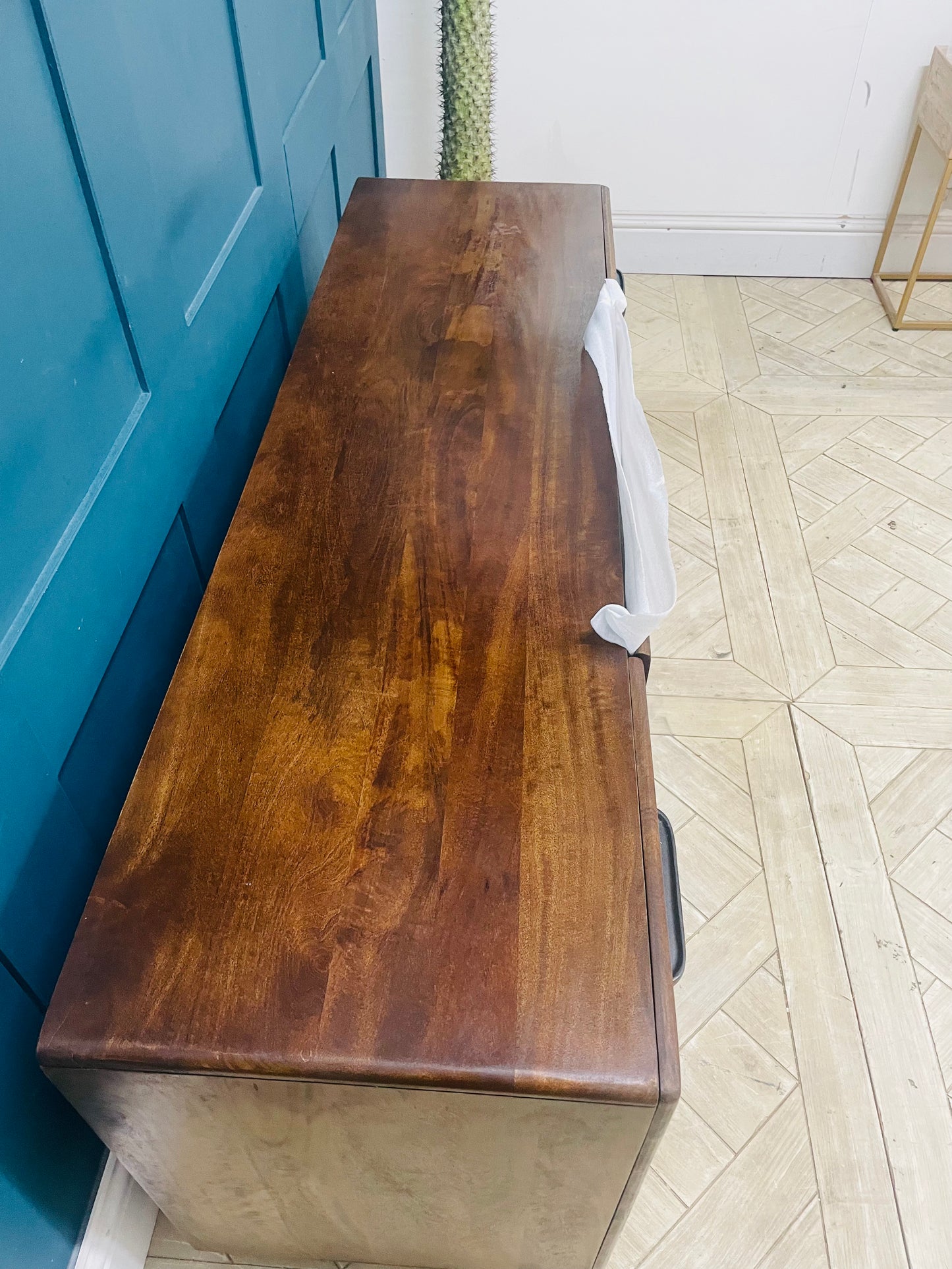 Made.com Lucien large sideboard, Dark Mango Wood. R51