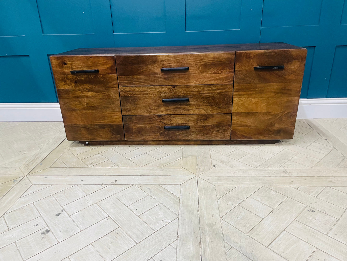 Made.com Lucien large sideboard, Dark Mango Wood. R51