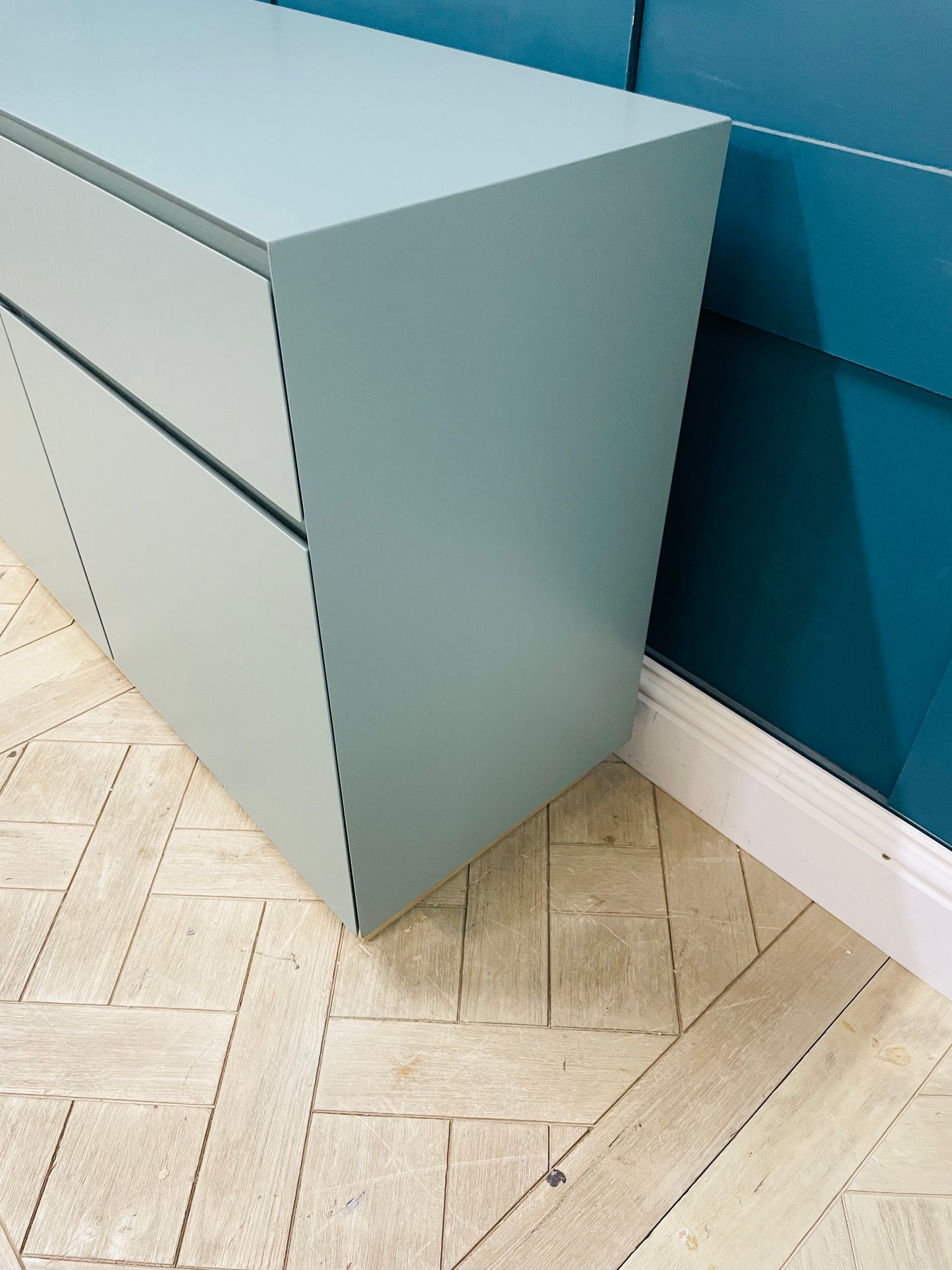 Sideboard, MADE.com Elsdon Large sideboard In Green, Home Storage