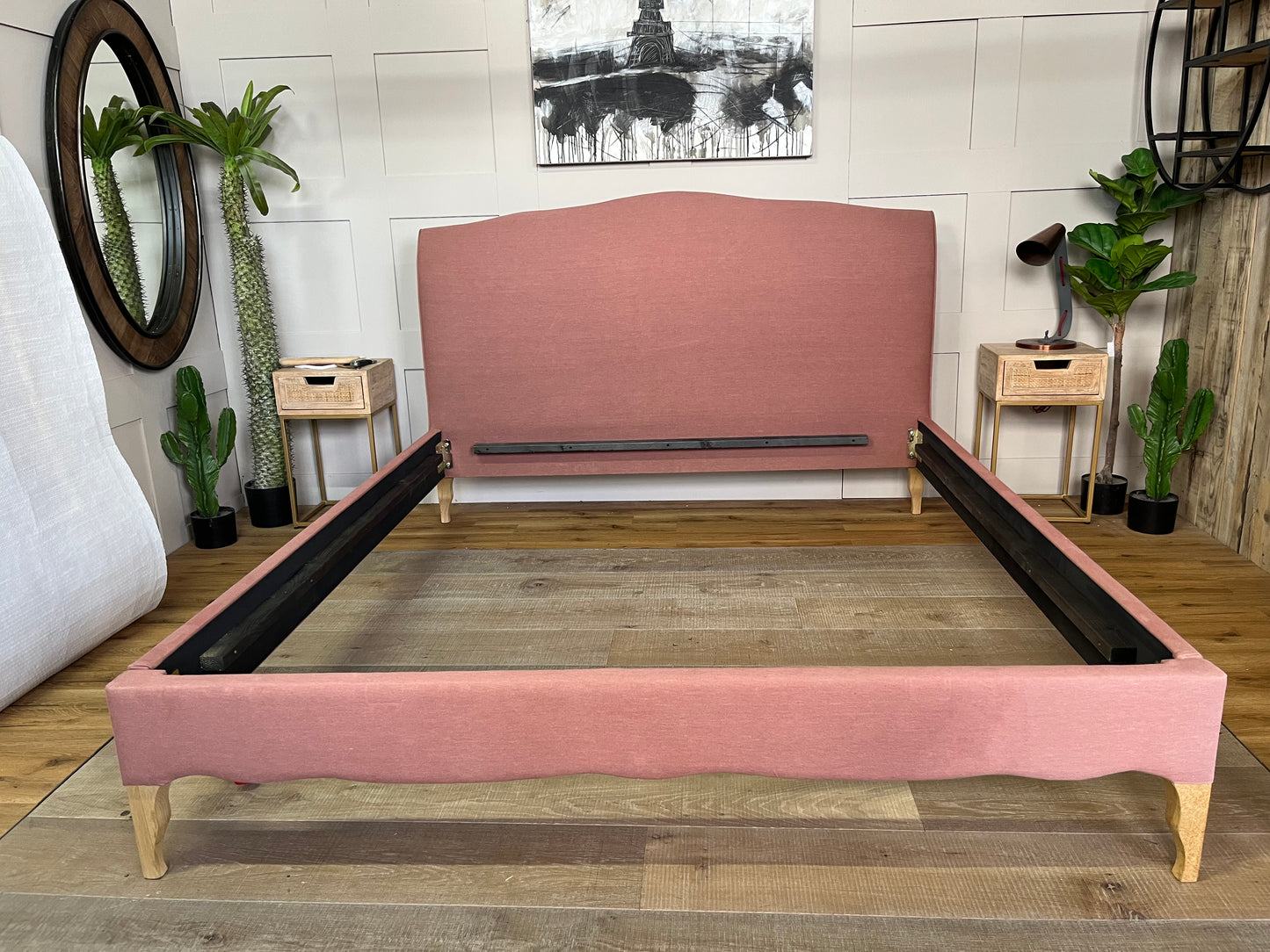 Loaf Frenchie Super Kingsize Bed Pudding Pink Clever Linen