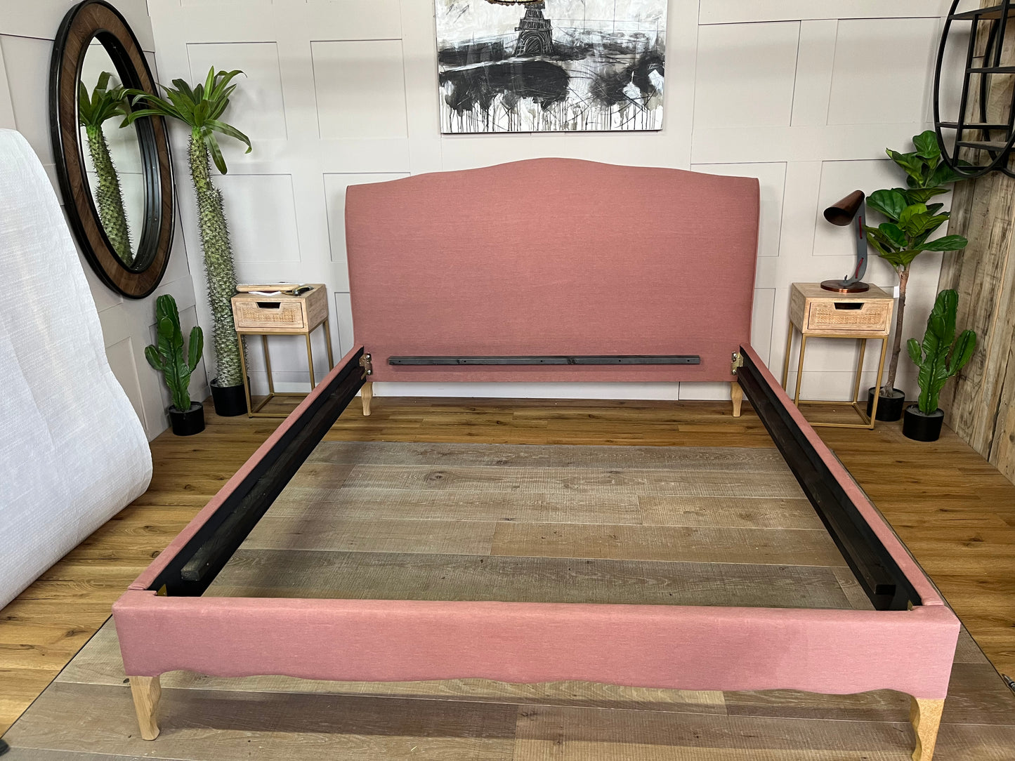 Loaf Frenchie Super Kingsize Bed Pudding Pink Clever Linen