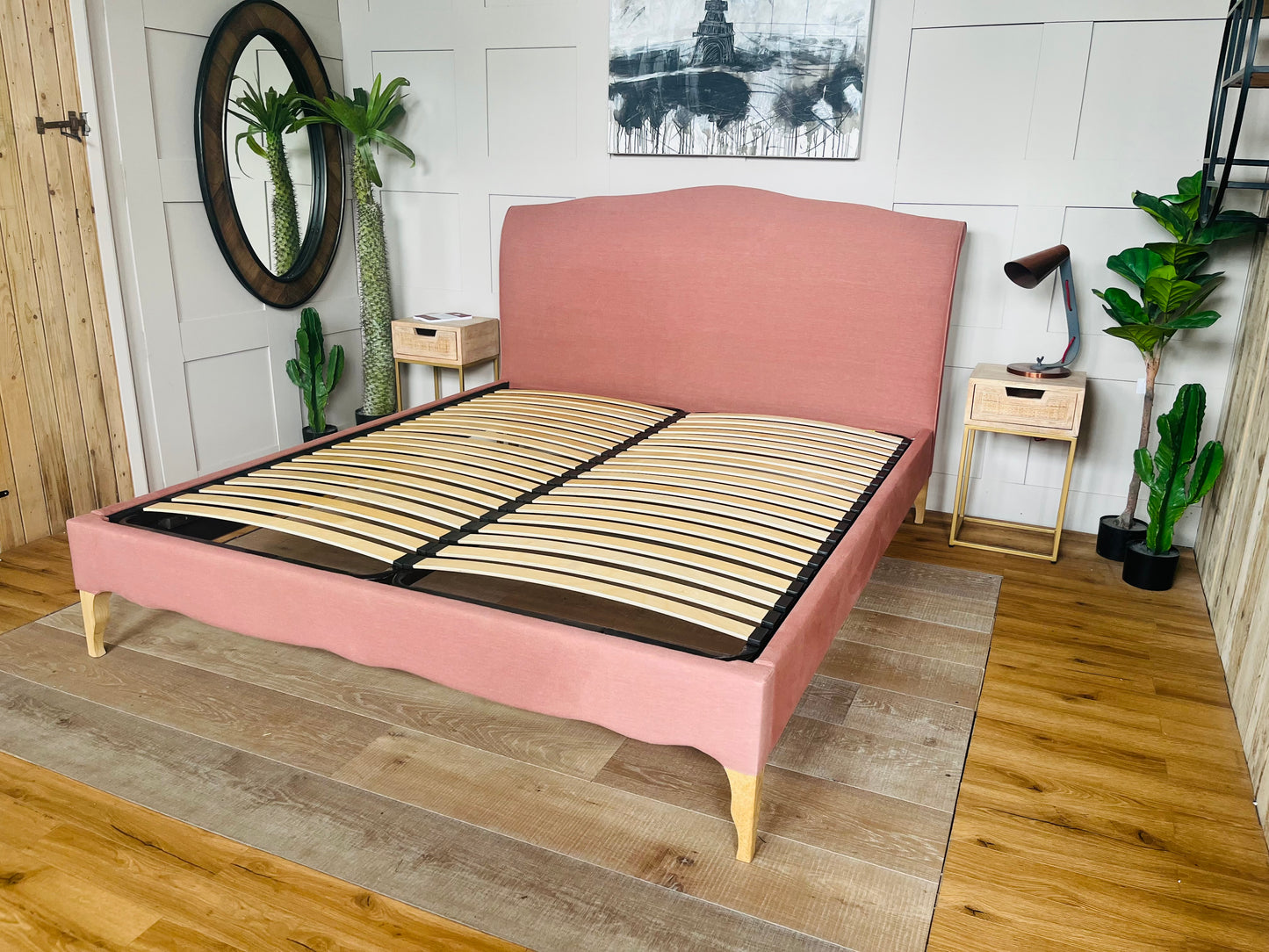 Loaf Frenchie Super Kingsize Bed Pudding Pink Clever Linen