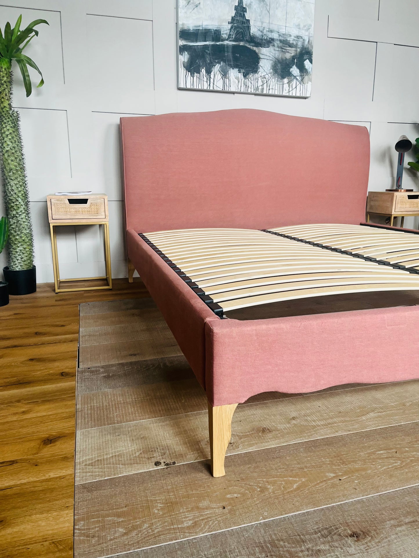 Loaf Frenchie Super Kingsize Bed Pudding Pink Clever Linen