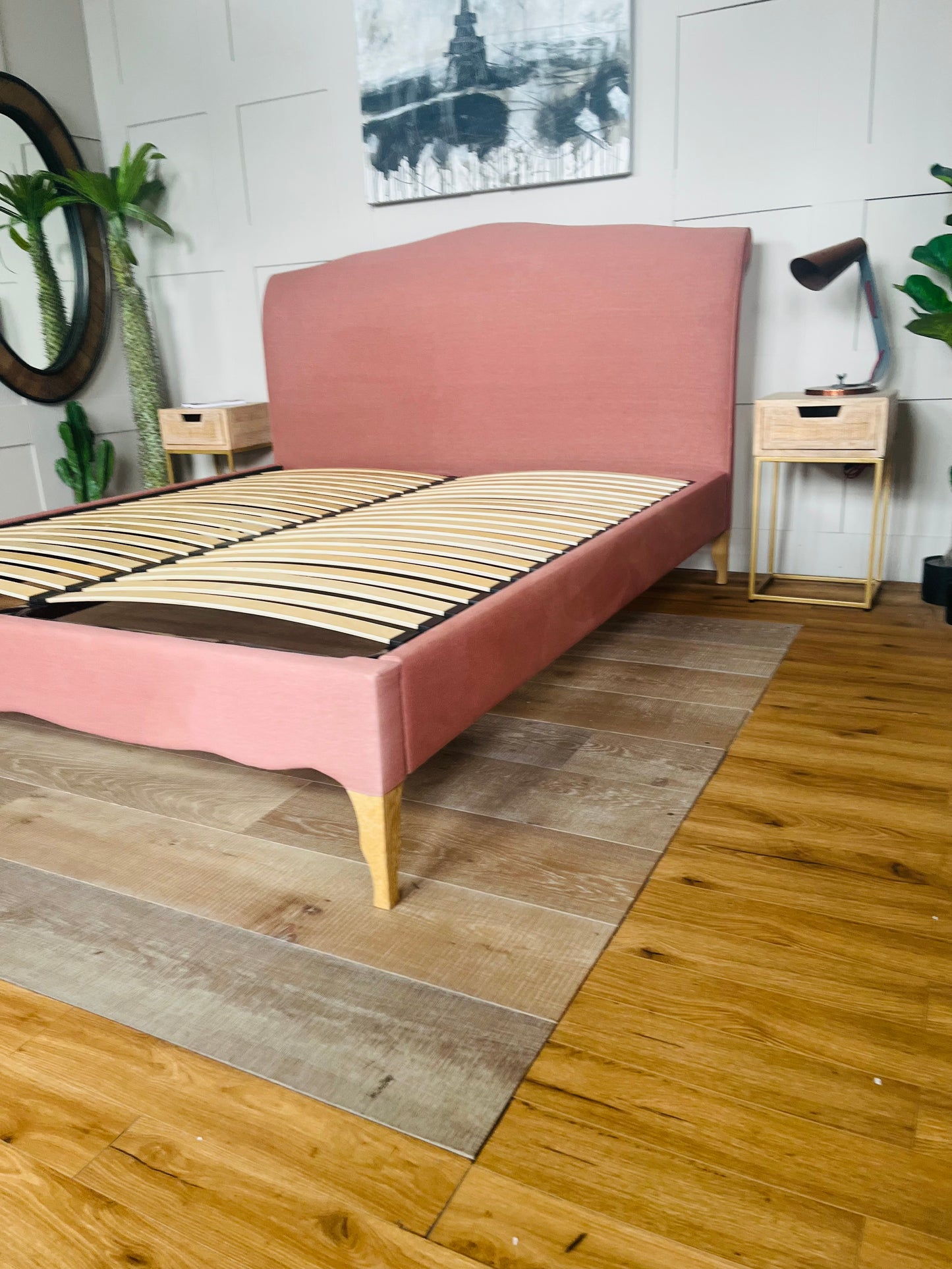 Loaf Frenchie Super Kingsize Bed Pudding Pink Clever Linen