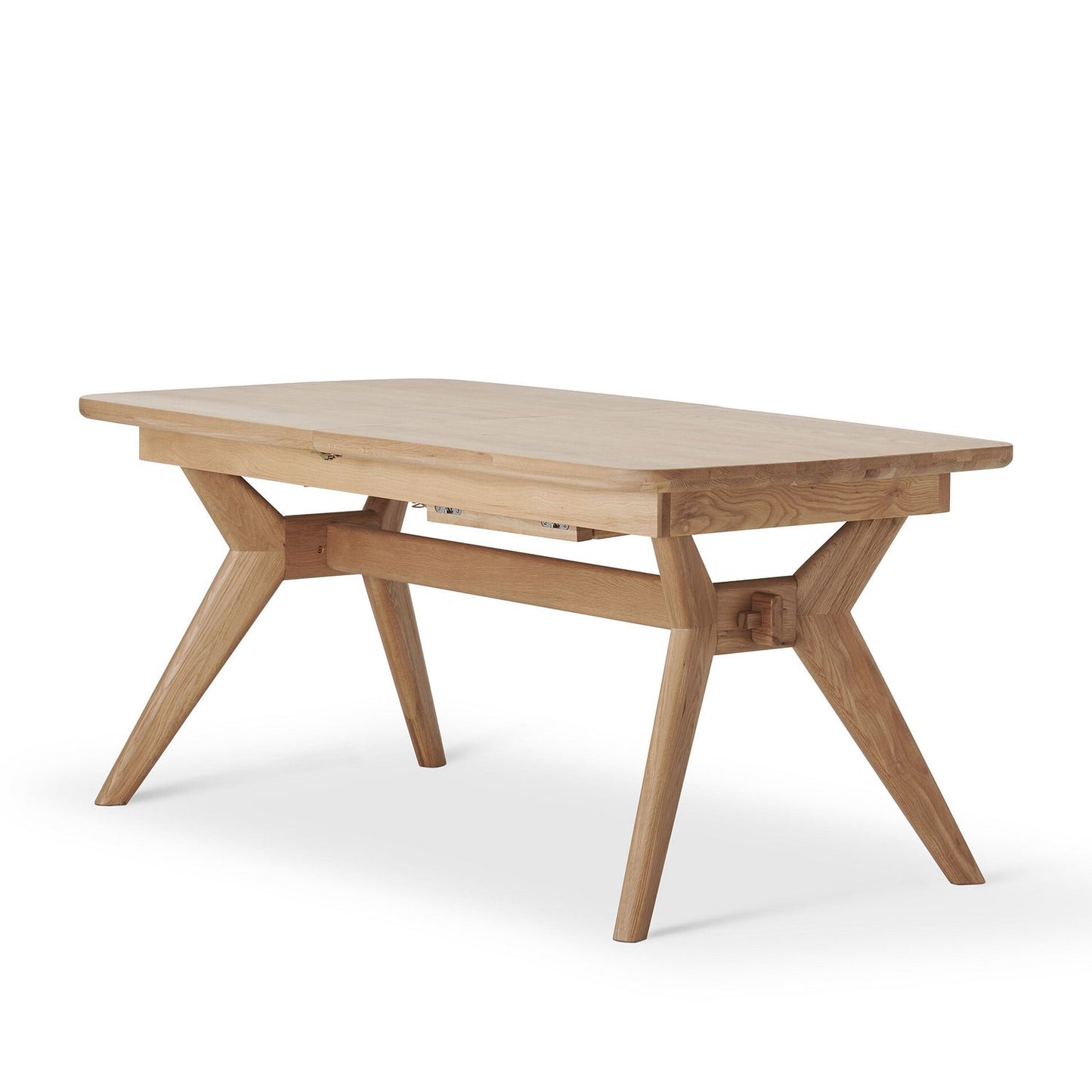 BENTLEY Natural Solid Oak 8-10 Seater Extendable Dining Table Rrp £1079