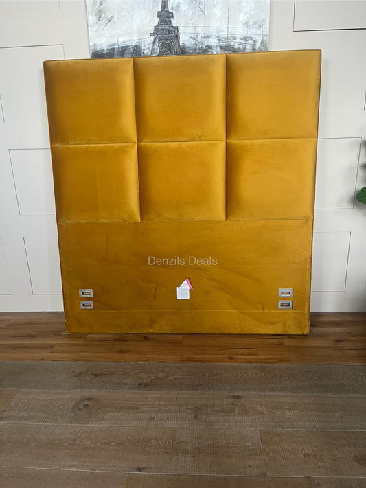 Vispring Atlas Full Depth Upholstered Headboard, King Size, Velvet