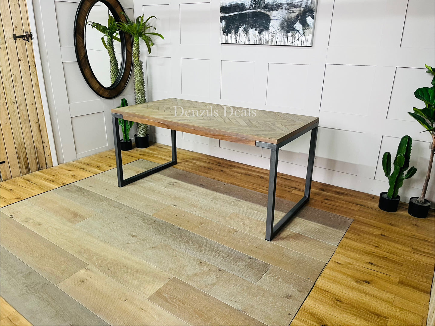Cumo 160cm Mango Wood Dining Table R19