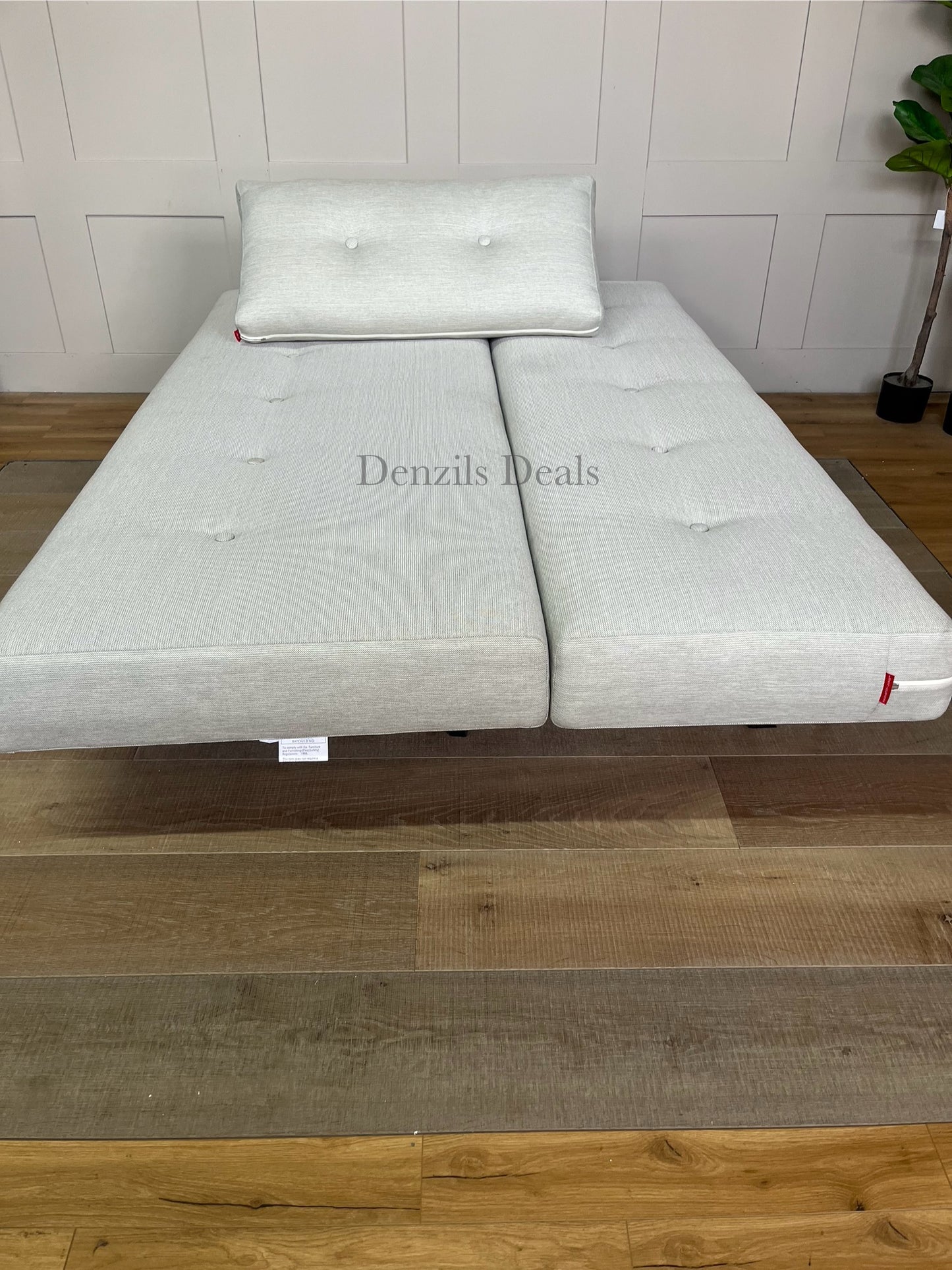 Innovation Living Recast Sofa Bed, Pocket Sprung Mattress, Mixed Dance Natural