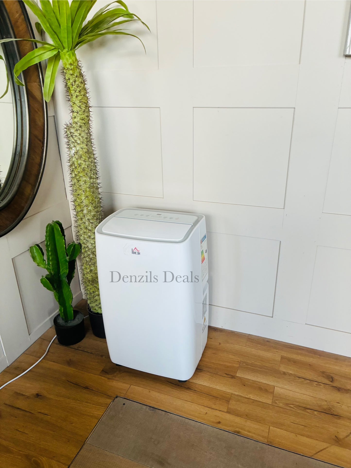 12,000 BTU HOMECOM Mobil Air Conditioner for Room up to 25m², Remote