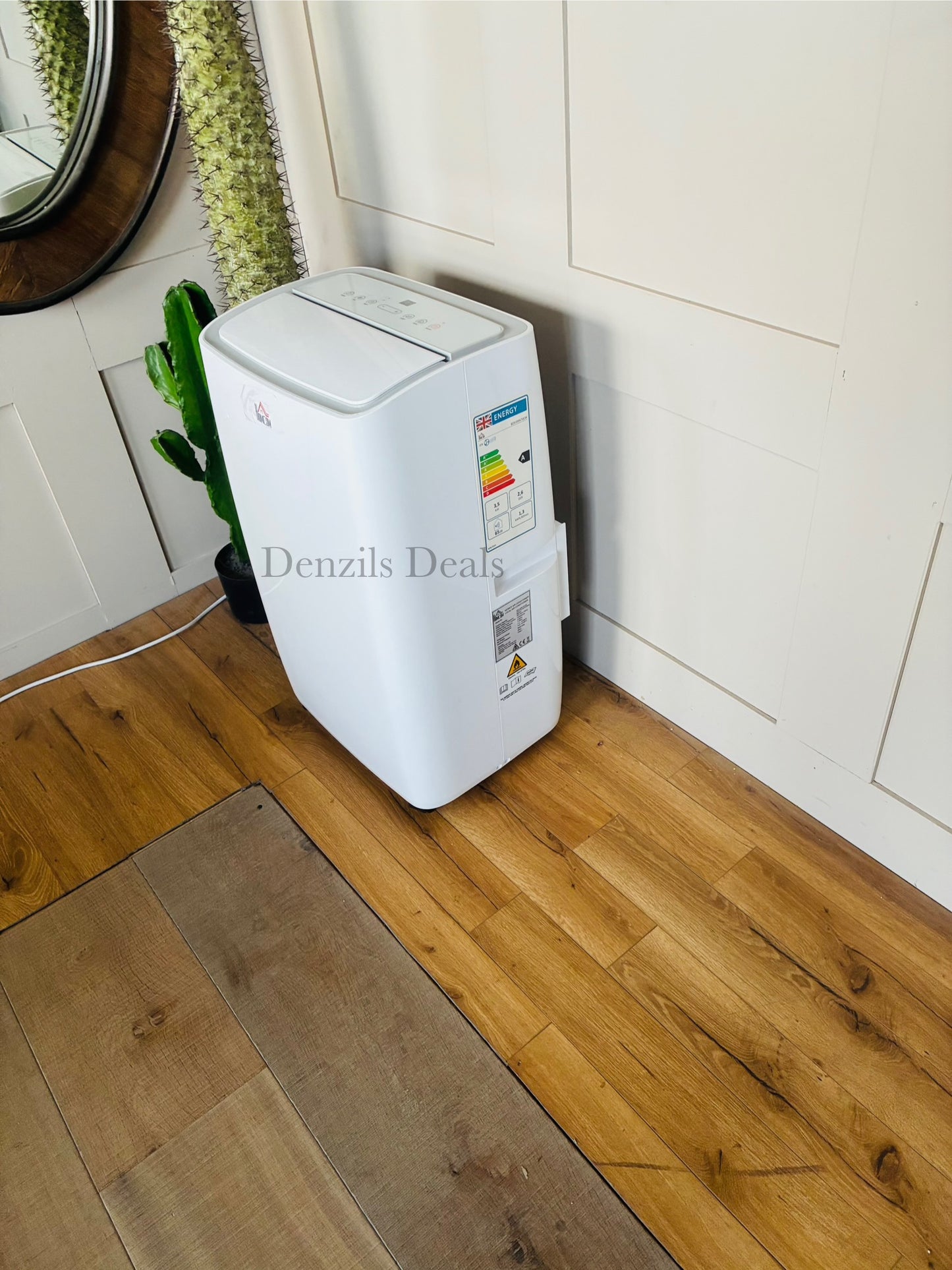 12,000 BTU HOMECOM Mobil Air Conditioner for Room up to 25m², Remote
