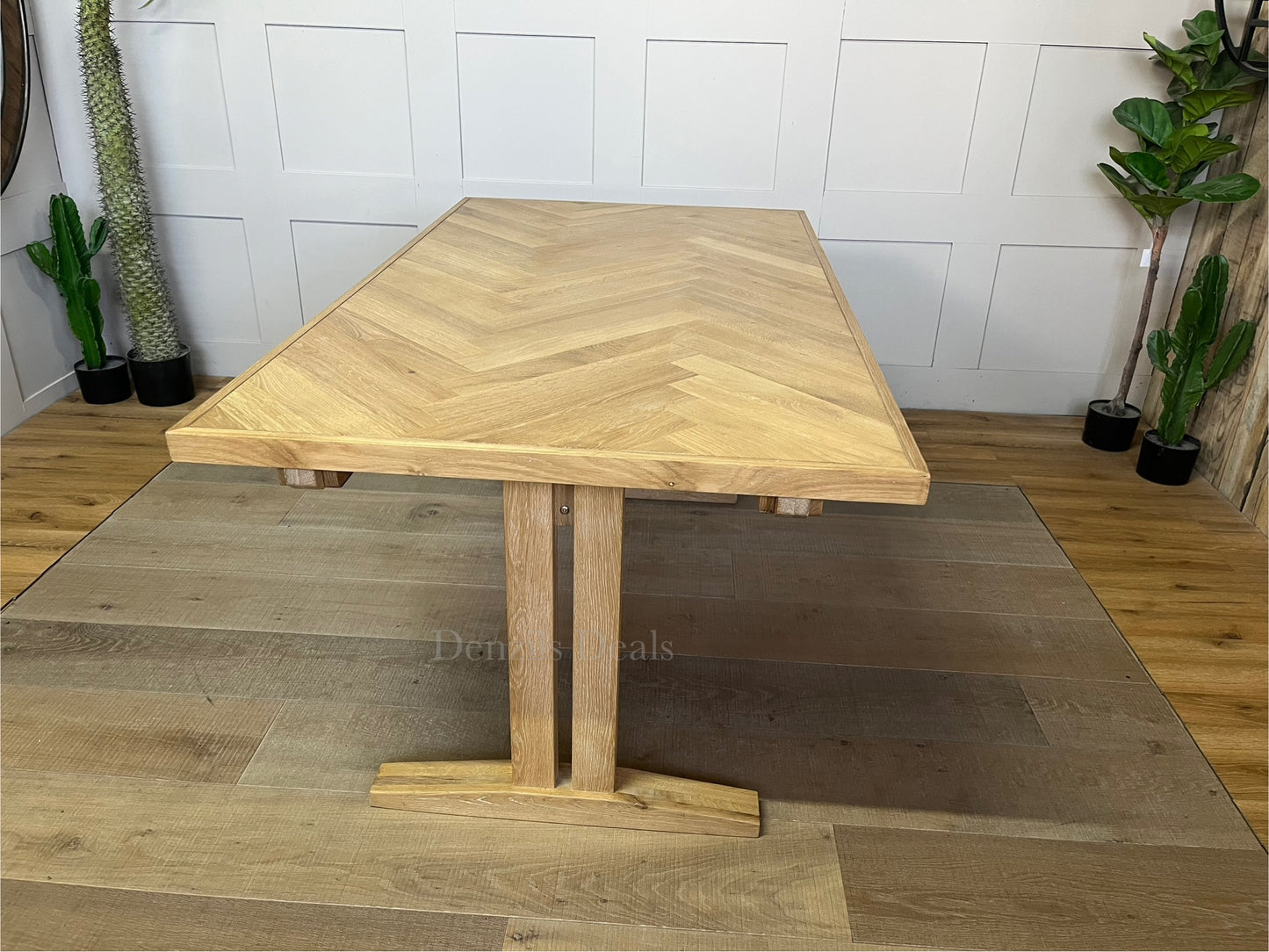 John Lewis Estate 6-10 Seater Extending Dining Table, Natural