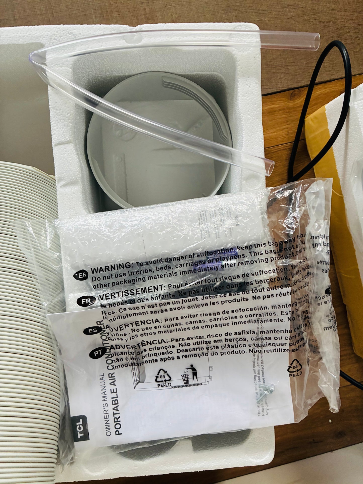 TCL P09F3CSW1K 3 in 1 Portable Air Conditioner - 9000 BTU
