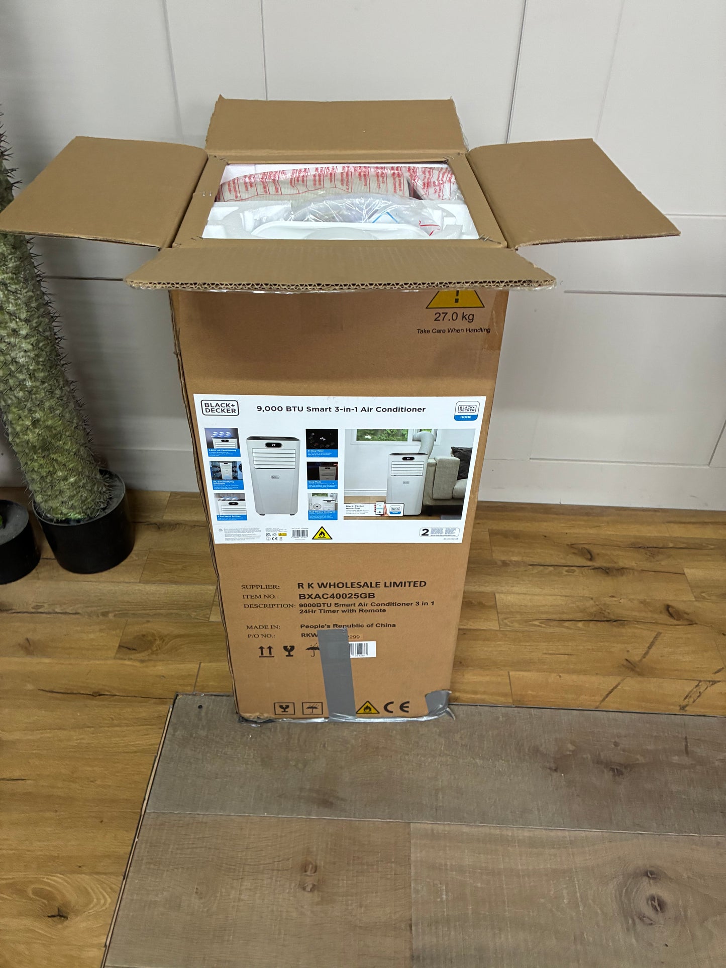 Black And Decker BXAC40025GB 9000BTU Smart Air Conditioner 3 in 1 Rrp
