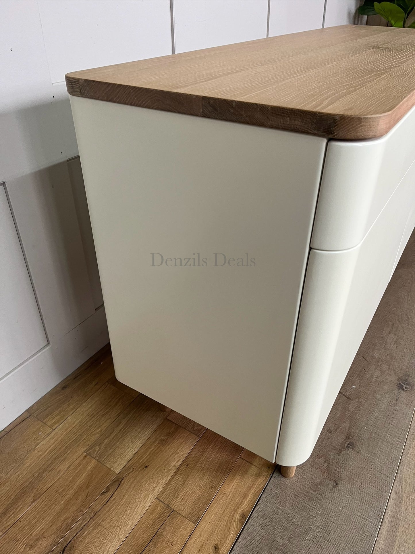 Ebbe Gehl for John Lewis Mira Wide Sideboard, White/Oak R6