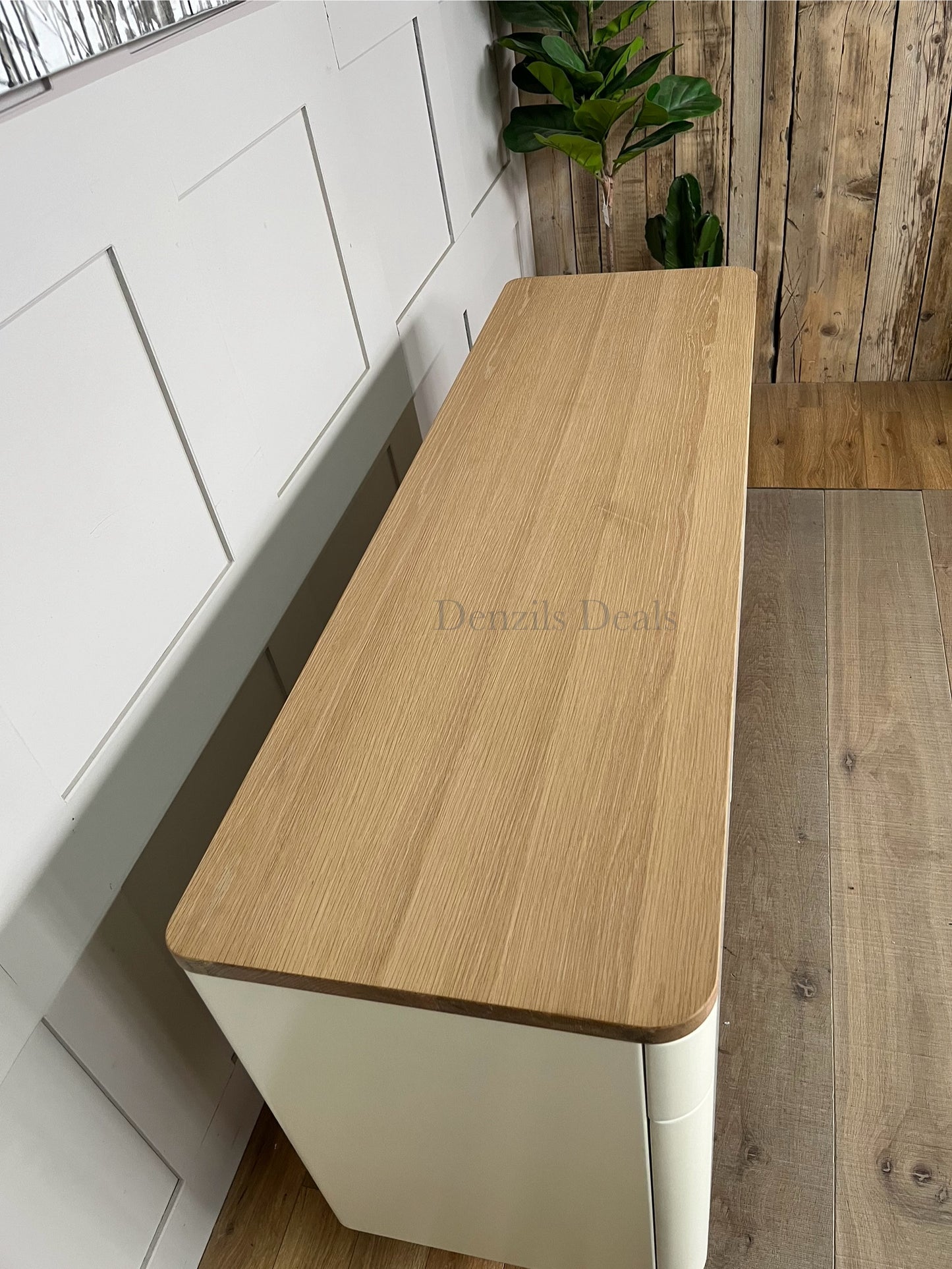 Ebbe Gehl for John Lewis Mira Wide Sideboard, White/Oak R6