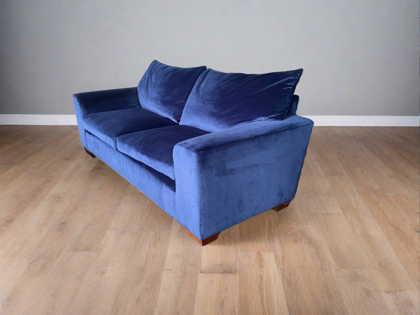 Clara Velvet Pillow Back 3 Seater Sofa and armchair