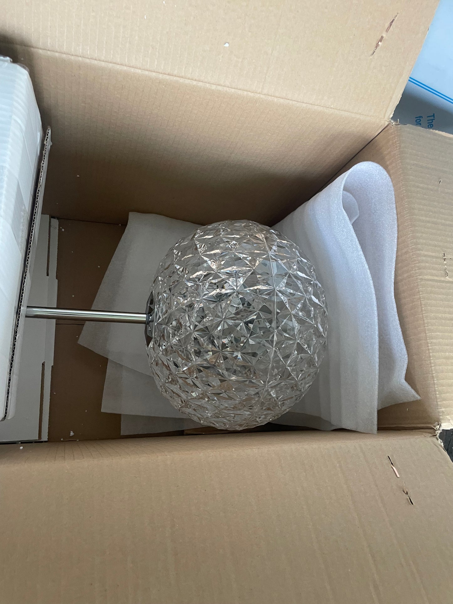 Kartell Planet Floor Lamp, Crystal Rak 20