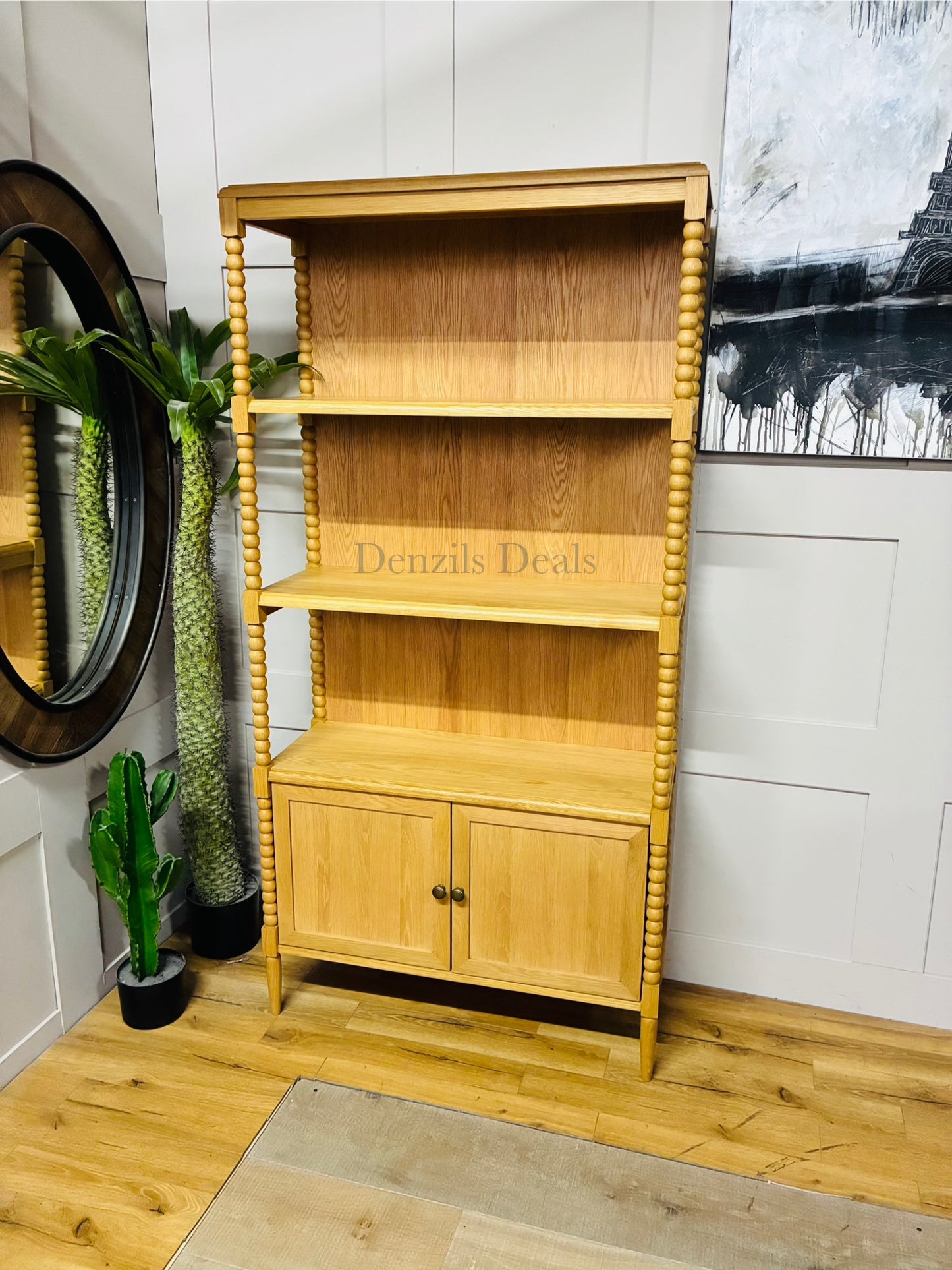John Lewis Bobbin Storage Shelving Unit, Oak