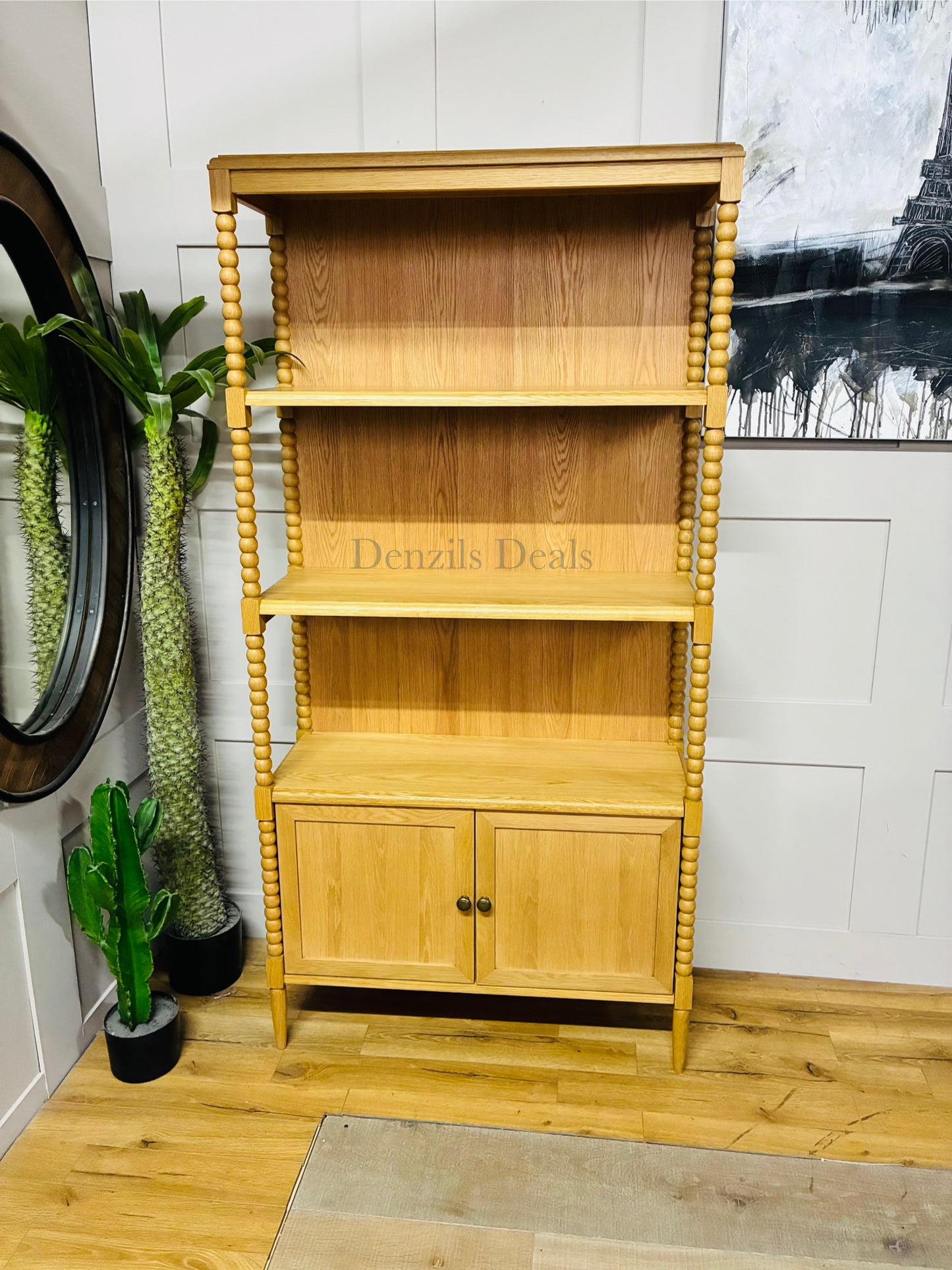 John Lewis Bobbin Storage Shelving Unit, Oak