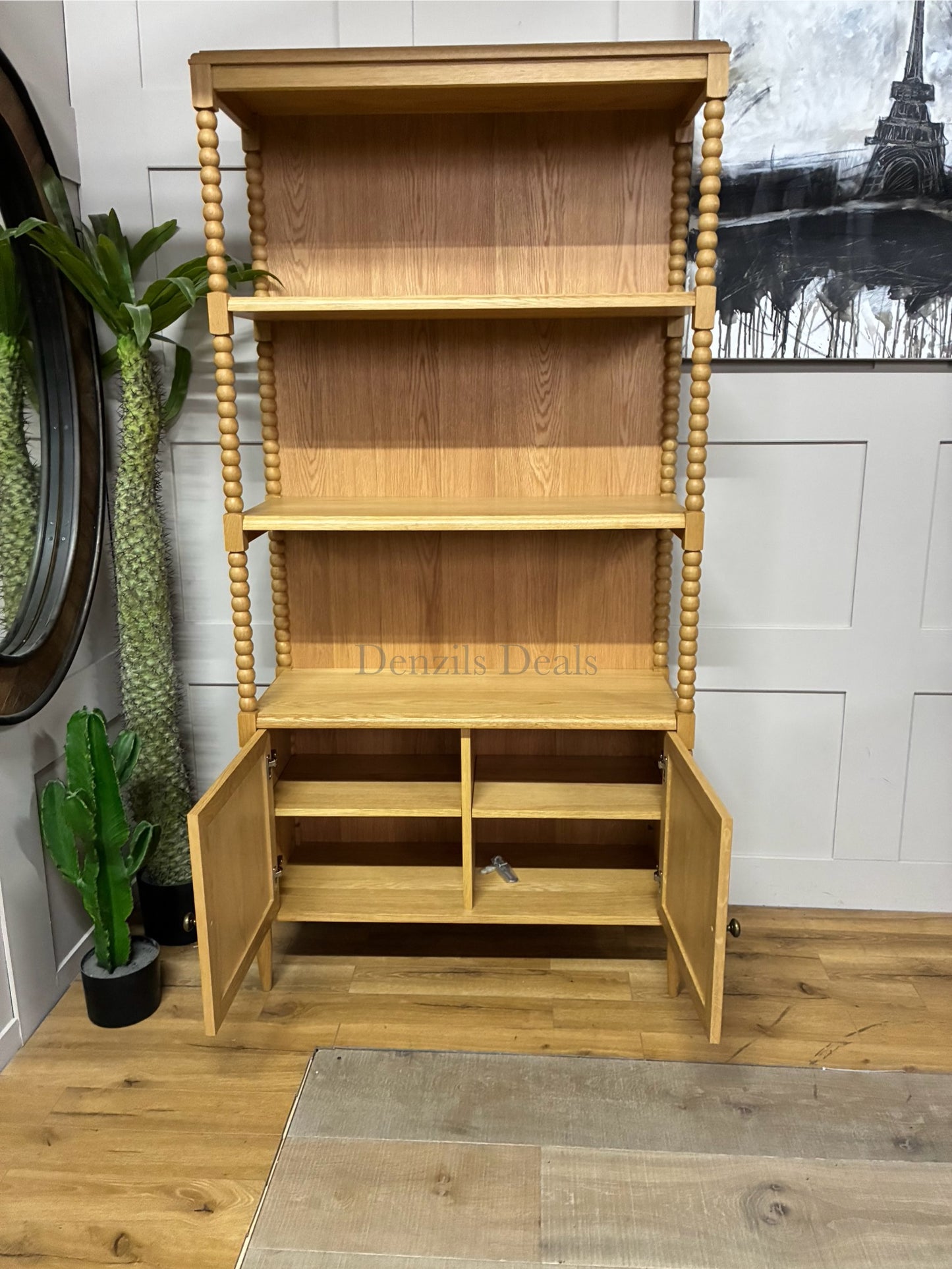 John Lewis Bobbin Storage Shelving Unit, Oak