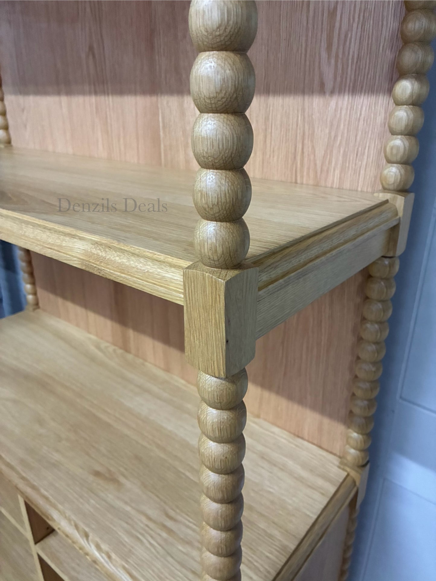 John Lewis Bobbin Storage Shelving Unit, Oak