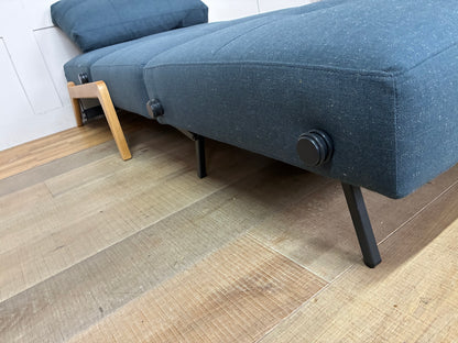 Innovation Living Cubed 90 Armchair Bed, Nist Blue 515 Rrp £1199