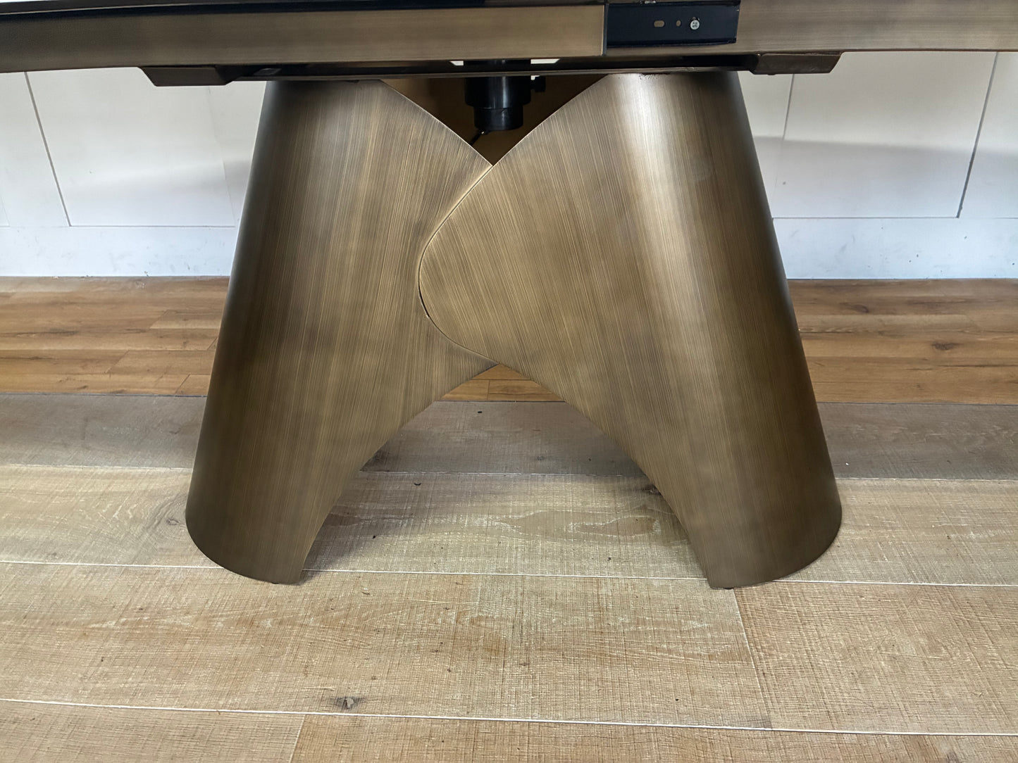 Gallery Direct Bresso Bronze Extending Dining Table Rrp ££1259