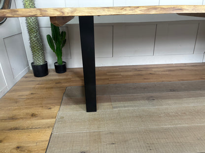 Bartolo Dining Table Live Edge Blackwood Timber By Nick Scali Rrp £1999