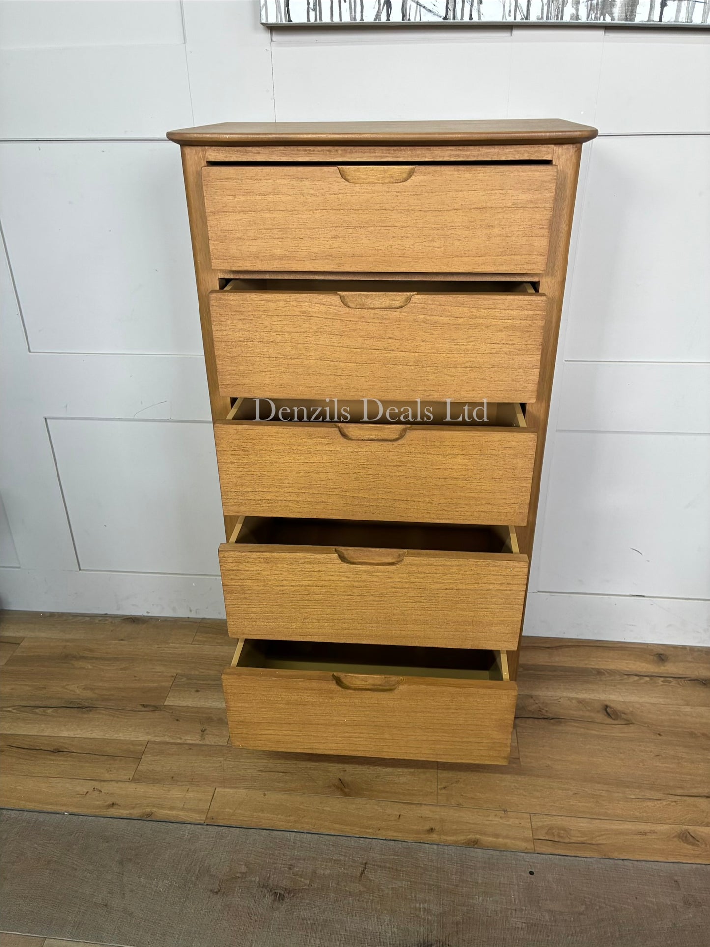 Fishie & Lilly NORWAY Solid OAK 6 DRAWER CHEST OF DRAWERS