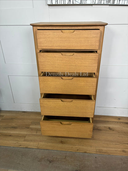 Fishie & Lilly NORWAY Solid OAK 6 DRAWER CHEST OF DRAWERS