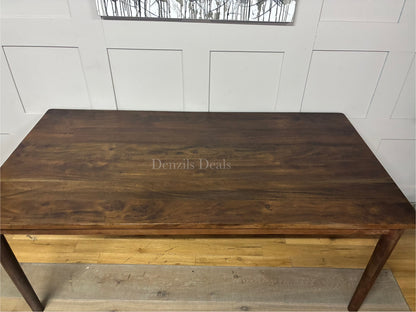 Nkuku Anbu Acacia Dining Table - Washed Walnut Small Rrp £948 R34