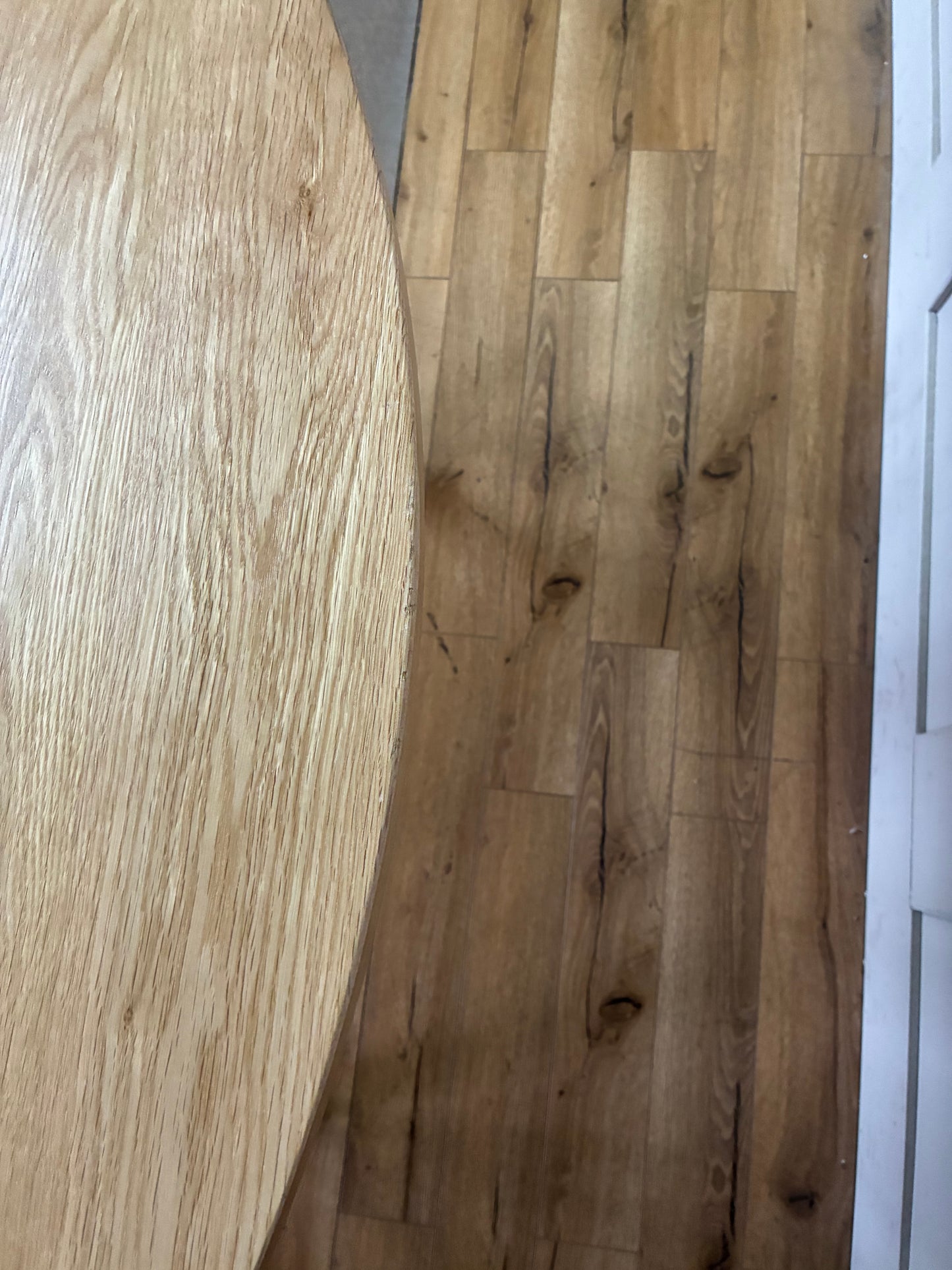 OAK ROUND DINING TABLE 120CM DURHAM NATURAL  By OAK FURNITURELAND Rrp £580