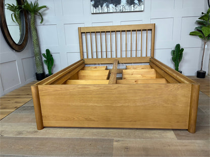 John Lewis Spindle Storage Bed Frame, Double,  Rrp £1099