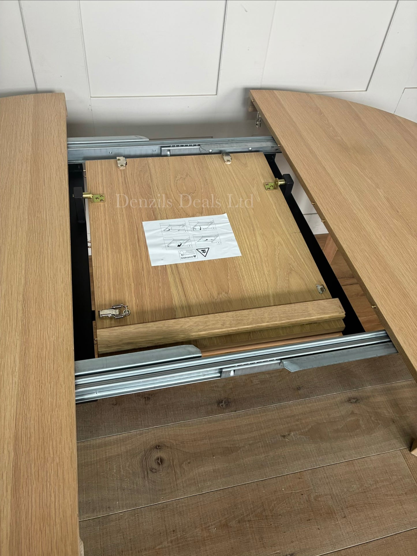 John Lewis Mira II Extending Round Dining Table, Oak RRP £749