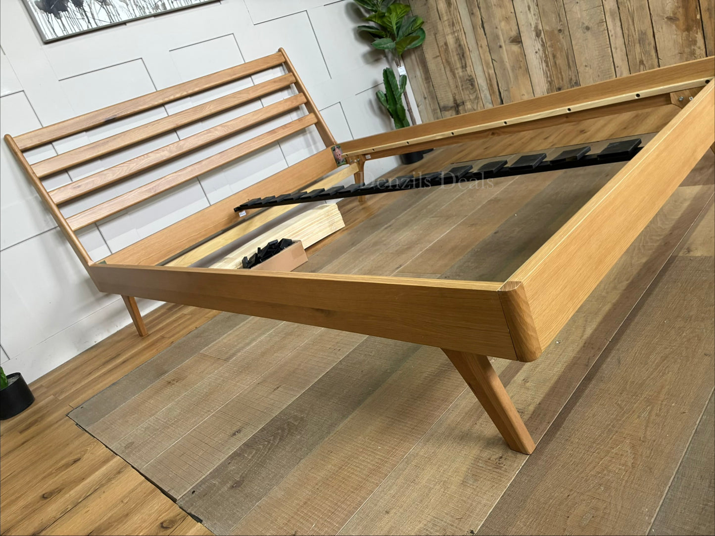 John Lewis X-Ray Oak Wood Bed Frame, King Size, rrp £899