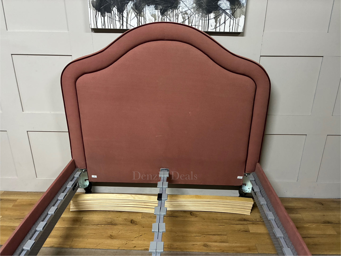 Love Your Home Christobelle Double Piped Bed In Blush & Valentine Rrp £1850