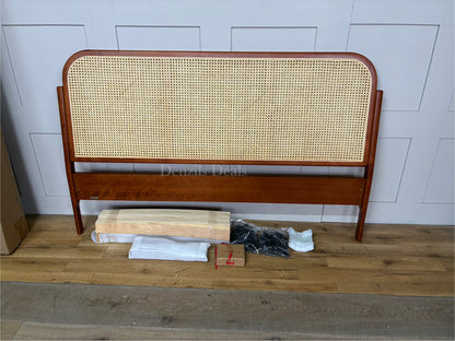 John Lewis Rattan Kingsize Bed Cherry  R50