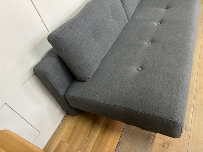 Innovation Living Recast Sofa Bed with Pocket Sprung Mattress, Dark Legs,