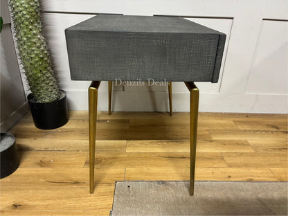 D.I. DESIGNS Greyshott Bedside Table Grey R16