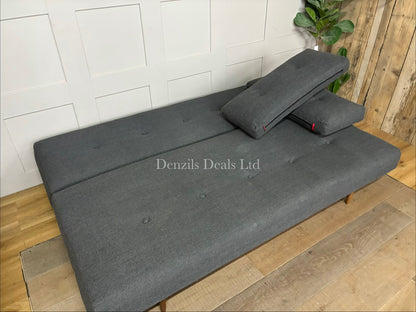 Innovation Living Recast Sofa Bed with Pocket Sprung Mattress, Dark Legs,
