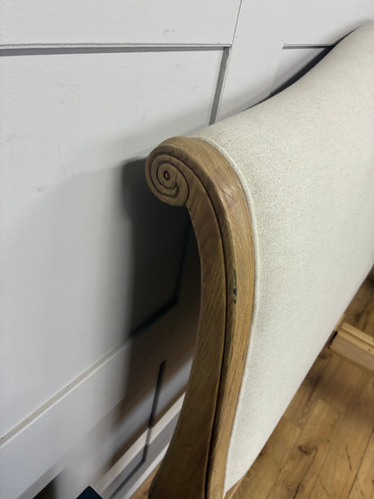 John Lewis Louis Low End Sleigh Bed Frame,  King Size, Oak R55