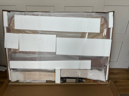 John Lewis Rattan double Bed Cherry Rrp £649