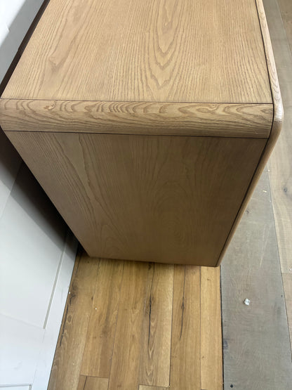 Anthropologie Monza Faux-Leather Six Drawer Chest R43