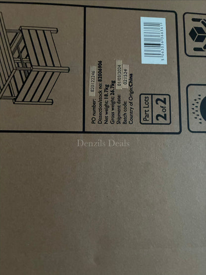 John Lewis Platform 8-Seater Corner Garden and outdoor Dining/Lounge Set with Height-Adjusta Rrp £1499